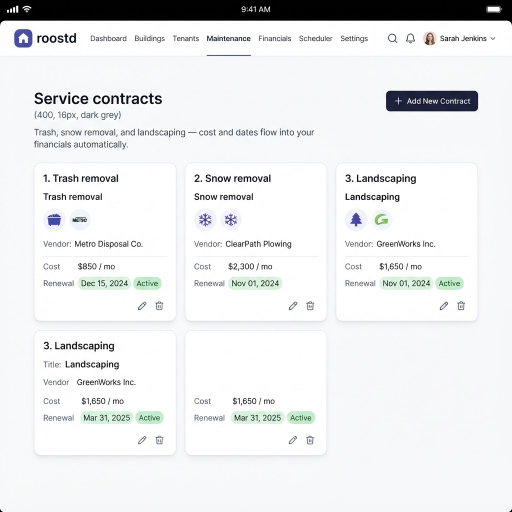 Service contracts